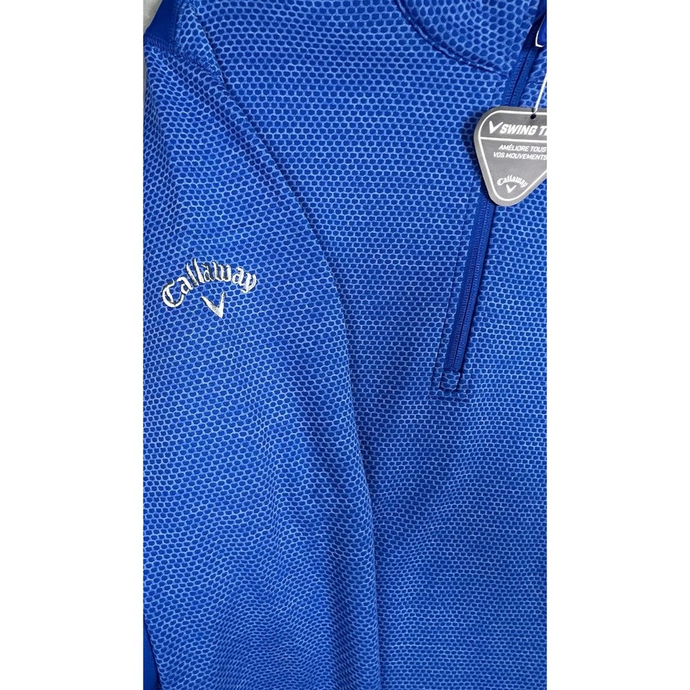 CALLAWAY Weather Series Swing Tech Mens Size L Blue Thermal Draw Cord Waist NWT - Picture 7 of 11